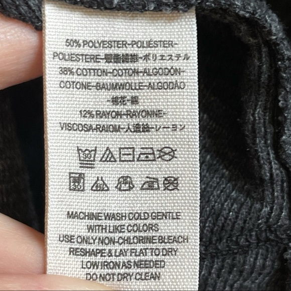 Free People split back high-low turtleneck top - Picture 8 of 9